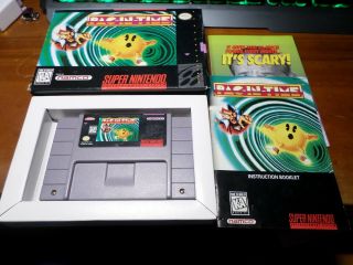 Pac In Time (nintendo) Pac Man Prehistoric Snes Game Complete Rare