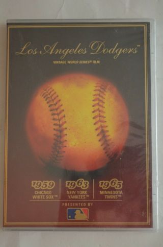 Rare Los Angeles Dodgers Vintage World Series Film Dvd 1959,  1963 & 1965)
