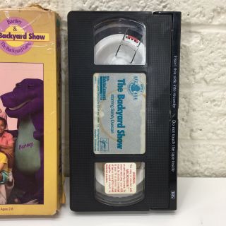 VERY RARE‼ Barney - The Backyard Show (VHS,  1988) Sandy Duncan • 1st RELEASE‼ 2