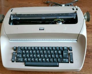 Vintage Rare Ibm Selectric 1 Electric Typewriter - Beige Brown - Need Fix