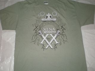 Vtg Xena Warrior Princess Xx Sword Thunder Chakram T Shirt Large Rare