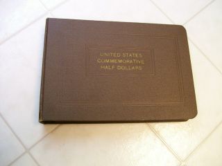 X Rare Old National Coin Album Commemorative Half Dollar1892 - 1936 Shippig