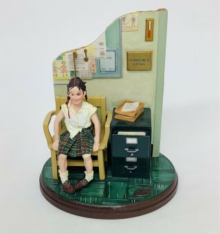 1992 The Winner Norman Rockwell Edition Figurines Rare Sugar And Spice Collectio