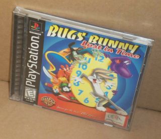 Bugs Bunny: Lost In Time Ps1 Playstation 1 Psx,  Psone Cib Complete Game Rare