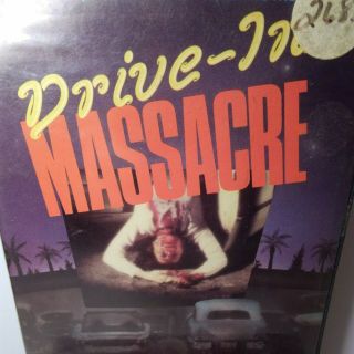 Drive In Massacre Rare Magnum Clamshell Horror Vhs