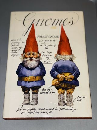 1976 Rien Poortvliet Gnomes Book Hardcover Harry Abrams Rare