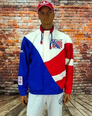 Rare Vintage Apex World Cup Usa 1994 Jacket Men 