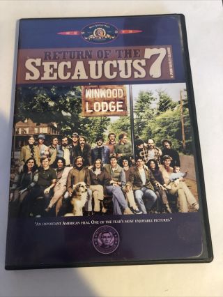 Return Of The Secaucus 7 - Dvd - Very Good Rare Oop Mgm Region 1 1980