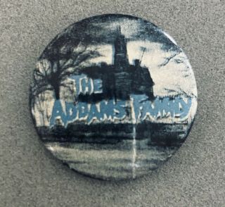 Rare Vintage 1965 Green Duck Pinback Addams Family Filmways Button Pin