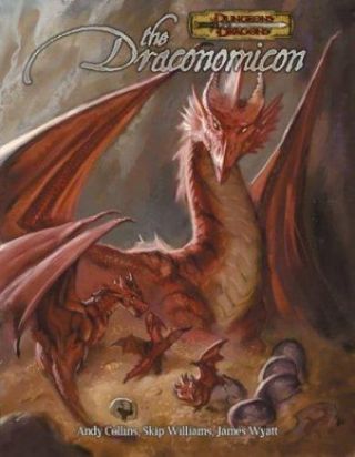 2003 Rare Dungeons And Dragons Draconomicon: The Book Of Dragons Hardcover D&d