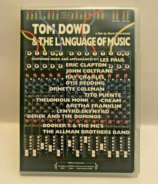 Tom Dowd And The Language Of Music (dvd,  2004) Rare Delight