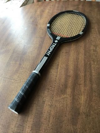 Crazy Rare Black Finish Trophy 6000 Tennis Racquet M4 In Tact Strings