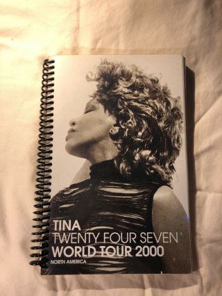 Tina Turner Twenty Four Seven World Tour 2000 North America Itinerary Book Rare