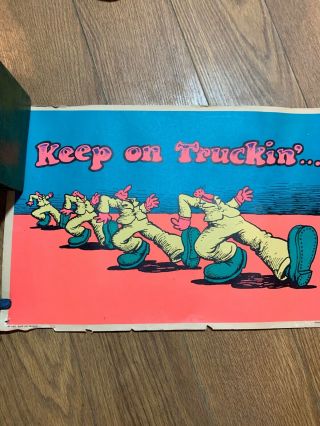 Keep On Trucking Vintage Poster Authentic Rare Seattle Washington 70s Number1159