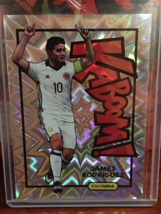 2017 - 18 Panini Select Soccer Kaboom James Rodriguez Colombia Sp Rare