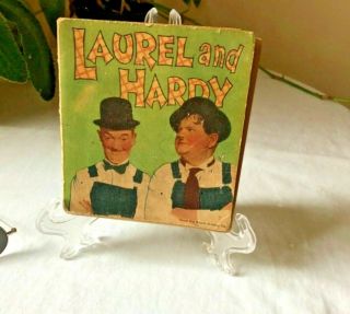 Laurel & Hardy 1934 Big Little Book Soft Cover Rare - Hal Roach Studios -
