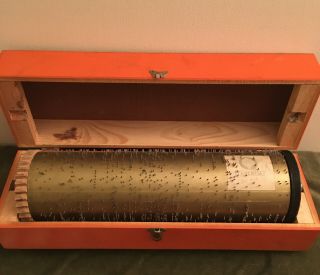 Rare Vintage Faventia Barrel Roll For Crank Organ.  El Sean,  La Vida En Rosa