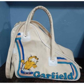 Collectible Rare Vintage Garfield The Cat Roller Skate Bag Guc