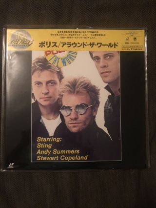 Police Around The World 1980 - 81 Laserdisc Japan W/obi Rare