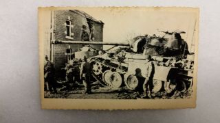 Rare 100 Period German Panzer Tank Wartime Photo