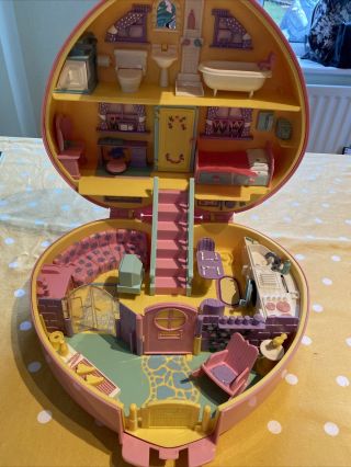 Bluebird Polly Pocket Lucy Locket 1992 Dream House Large Case Toy Vintage Rare
