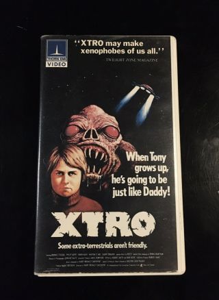 Xtro Vhs Thorn Emi Video Horror Cult Vintage Rare Sci Fi Slasher