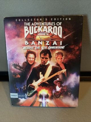 The Adventures Of Buckaroo Banzai Across The 8th Dimension Blu Ray Rare Oop