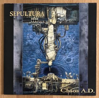 Rare Sepultura - Chaos A.  D Vinyl Lp Album Deluxe Version 180g Germany 2006 Nm -