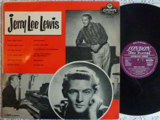 Rare & Jerry Lee Lewis 1959 London Uk Lp Rockabilly / Rock N Roll
