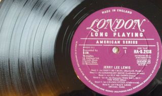 RARE & JERRY LEE LEWIS 1959 LONDON UK LP ROCKABILLY / ROCK N ROLL 2