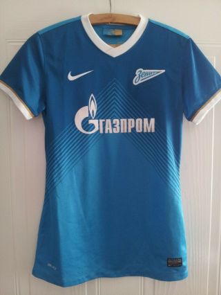 Zenit St Petersburg Football Shirt Nike Trikot 2013 2014 Cup Jersey Rare Top