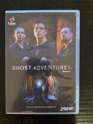Ghost Adventures First Season 1 One Dvd Out Of Print Rare 2 - Disc Set Oop