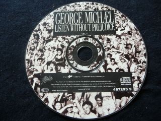 RARE LIMITED EDITION PICTURE CD GEORGE MICHAEL LISTEN WITHOUT PREJUDICE VOL 1 2