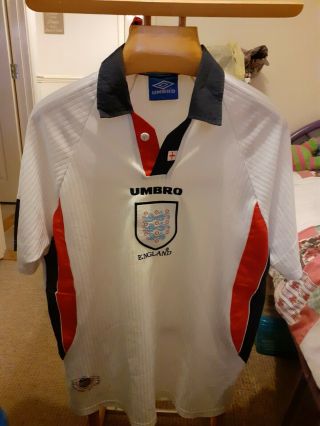 Rare Old England 1997 Football Shirt Size Adults Xtr Large