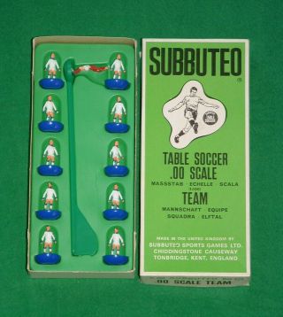 Subbuteo 207 Vintage H/w Leeds United Football Soccer Team Boxed Rare