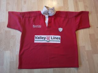 Caerphilly,  Wales Rugby Match Worn Player Rugby Shirt /jersey/maillot/ - Rare - Look