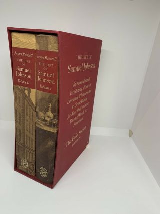Folio Society The Life Of Samuel Johnson 5th Printing With A Rare Binding