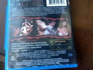The Story of O 1975 (Blu Ray Disc,  2008) oop rare USA retail disc 3