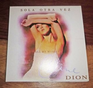 Celine Dion - Rare Sola Otra Vez Promo Cd - Single From Spain - Sampcd 3454