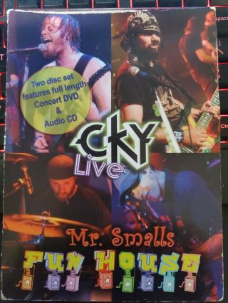 Cky Live At Mr Smalls Cd/dvd Rare Oop Only 2,  500 Printed In 2006