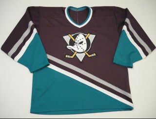 Vintage Nhl Anaheim Mighty Ducks Ccm Jersey Size Men 