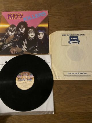 Kiss - Killers Rare 1982 Hard Rock Lp On Casablanca,  Canl 1 - Uk Pressing