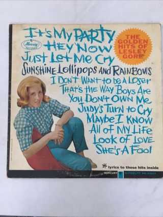 Rare Vintage Vinyl Lp Record - 1965 The Golden Hits Of Lesley Gore