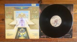 Iron Maiden: Powerslave LP Vinyl US 1984 Capitol Records Rare VG,  /VG,  OG Inner 2