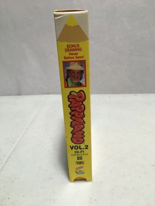 Pappyland Volume 2 VHS Tape 1998 Pappy Drewitt Razz Ma Tazz Rare OOP Children’s 2