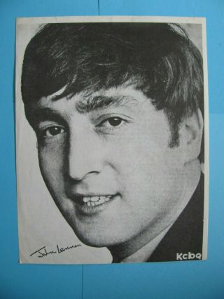 The Beatles Kcbq Radio San Diego Set Of Four Photos 1964 Rare