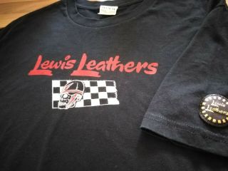 Lewis Leathers/ Aviakit.  Rare.  T.  Shirt Black.  Freepost.  £34