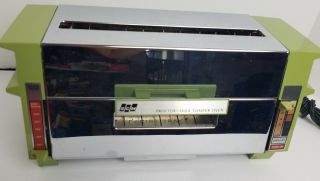 Beautuful Green Vintage Proctor - Silex Toaster Oven Model 2220 Series A.  Rare