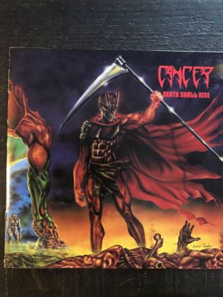 Cancer - Death Shall Rise Cd Pressing 1991 Restless 7 - 72587 - 2 Rare