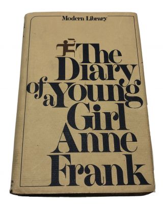 Rare 1st Us Edition The Diary Of A Young Girl Anne Frank 1952 Modern Library Hc